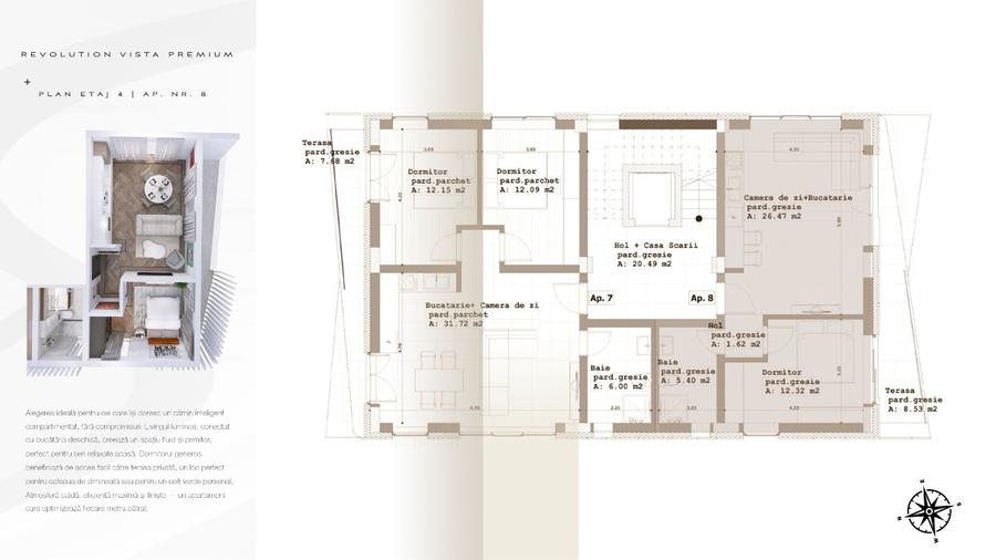 COMISION 0% - Apartamente cu 2 si 3 camere - Bdul Republicii 44