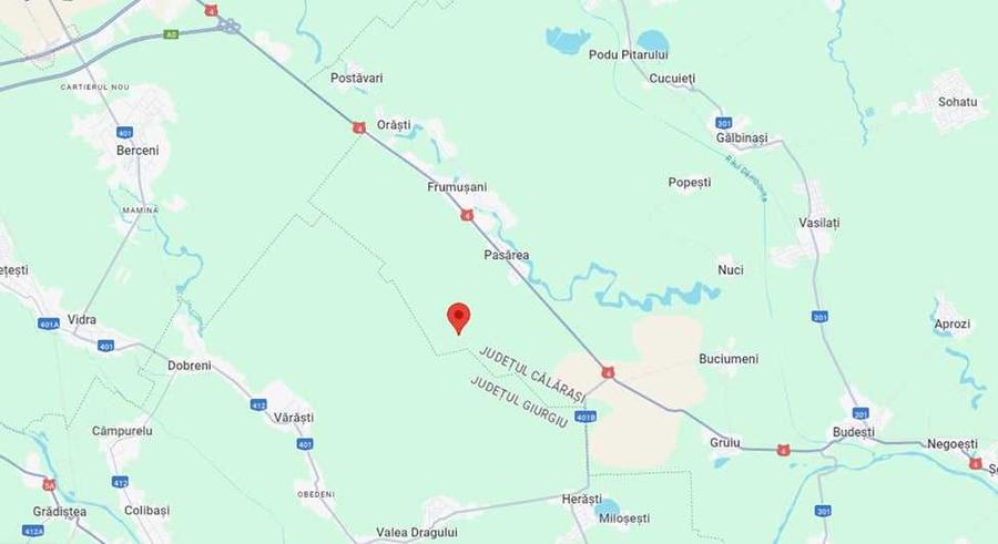 Teren agricol extravilan Frumusani 22810 mp