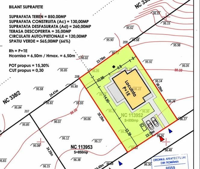 SNAGOV BELVEDERE PRIVATE BOUTIQUE 850 mp Teren 4 Dormitoare P+1 399.550€
