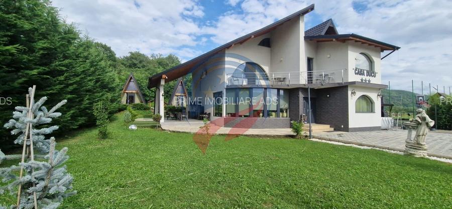 Pensiune  în Călimănești + 2 A-Frame - Teren 5.574 mp - Bonus Mercedes 350d - 24