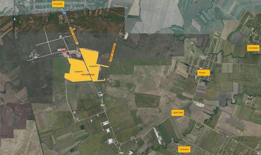 Teren industrial de vanzare, PUZ - Sanandrei, Banat Business Park, Timisoara