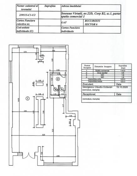 Spatiu comercial | Virtutii Park Residence | 123 mp