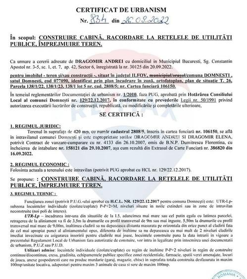 Teren intravilan 750mp | Domnești | Oportunitate de Investiție - 6