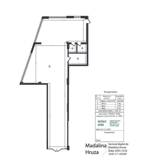 Spatiu comercial de inchiriat 162.17mp - zona Sebastian