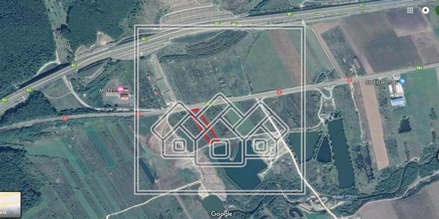Teren la iesirea din Cristian - extravilan - 3500 mp