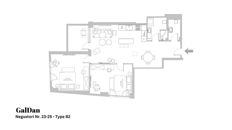 Apartament premium | Negustori 23-25 | GalDan - 2