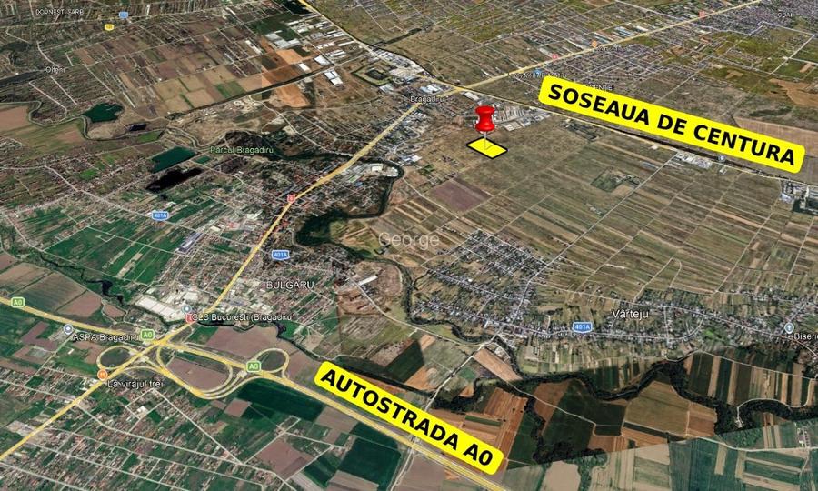 Loturi Teren Industrial Hale Bragadiru – 700m de Centura București / A0 – De la  - 3