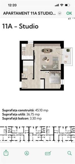RECO Apartament tip studio Baile  Felix