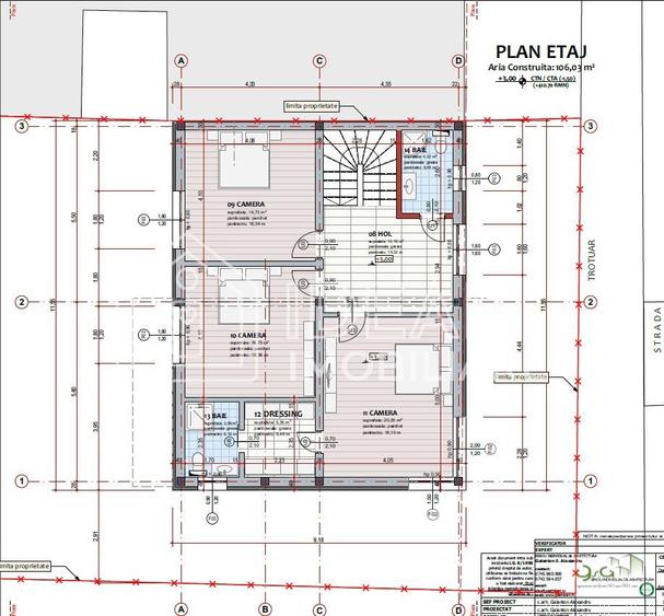 Teren intravilan 536 mp cu deschidere de 14 m –Piata Cluj