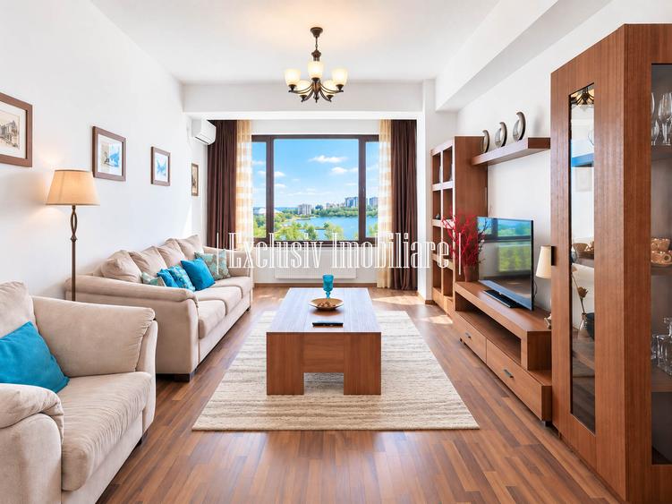 Apartament 2 camere 65 mp cu Priveliste Superba la Lac si la Parc Tabacarie