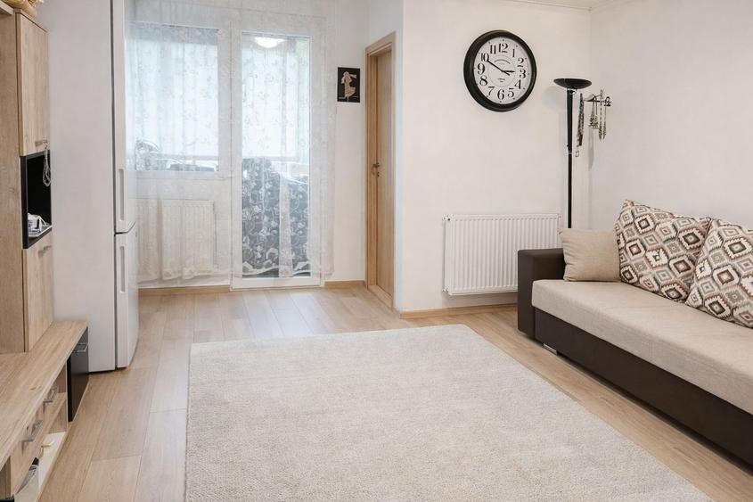 Garsonieră cu balcon, centrală proprie – Astra