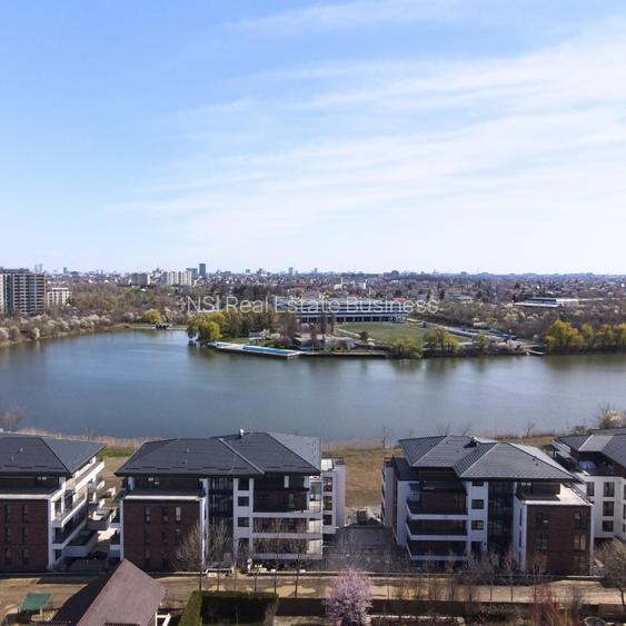 2 camere | 65 mpu + 14 mp terasa intima cu Vedere la Lac | Parc privat | - 4