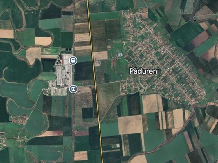 Padureni- Teren Intravilan- 7400mp-2 fronturi-22e/mp