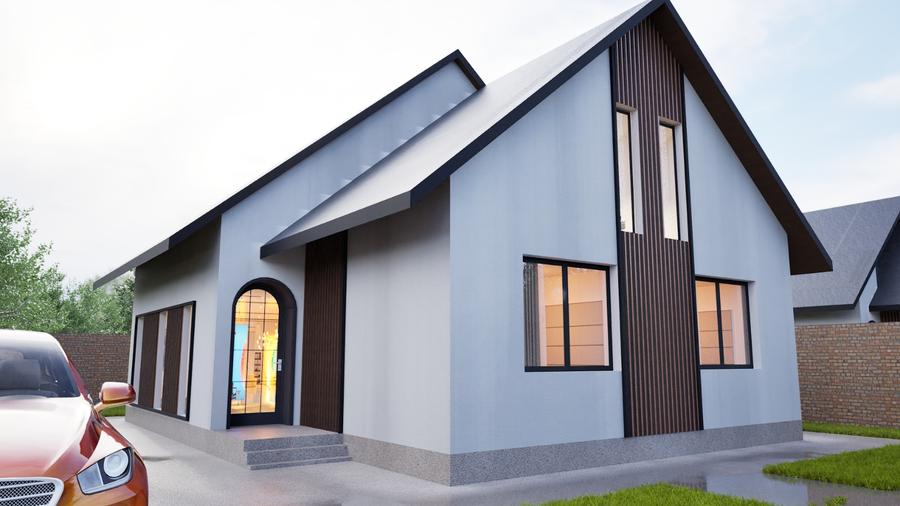 Casă nouă | 4 camere, de vânzare individuală | Berceni | 406 | Asfalt | La cheie