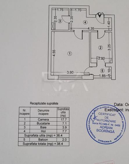 Garsonieră | Exigent Plaza Faza 4 | Mobilată și Utilată
