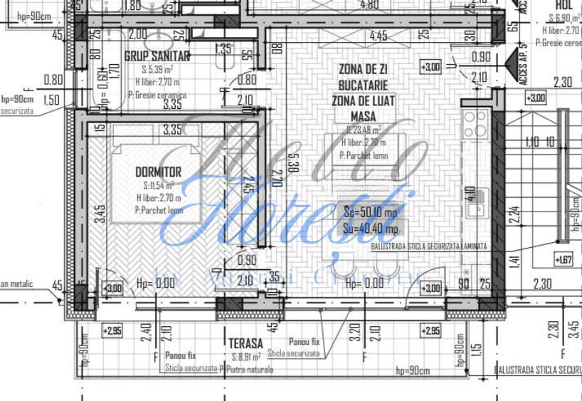 Apartament 2 camere, 40,40mp | Zona Petrom | Baciu | - 5