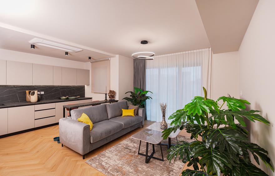 AFI Home North-2 camere,mobilat&utilat,prima inchiriere,+1 loc parcare