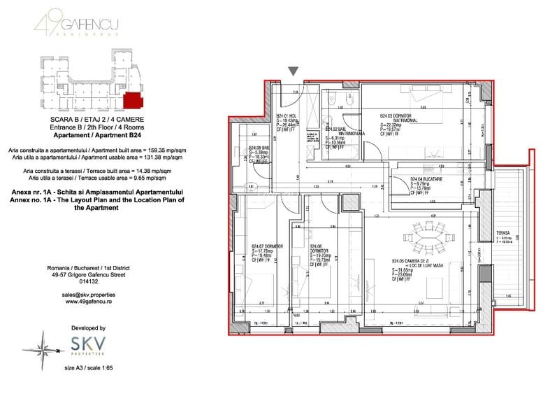 Apartament 4 Camere Ultralux, 49 Gafencu Residence, Cartierul Francez Herăstrău - 2