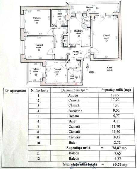 Suprafata Generoasa Priveliste I 4 camere Racadau - 4