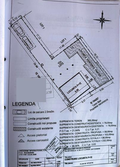 EXCLUSIVITATE ! Vila P+1 - Ovidiu - 199.000 euro(Cod E8+E10)