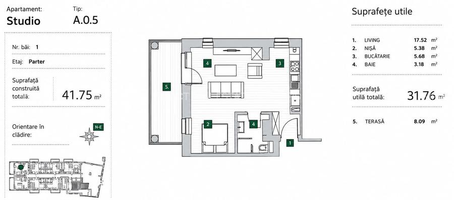 Studio Boutique | Arhitectură Modernă și Finisaje Premium - 1