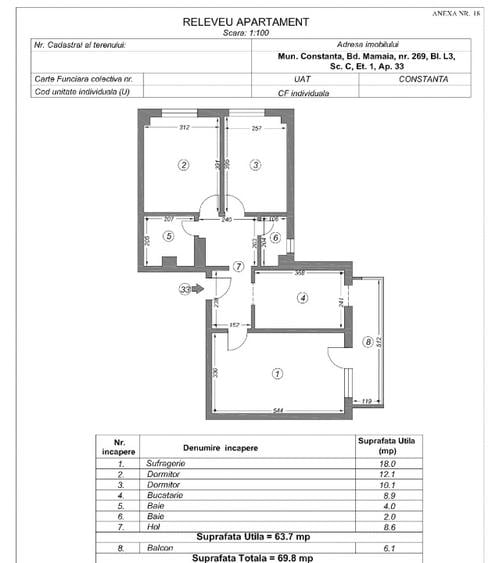 Delfinariu-PARTICULAR-ap 3 cam, decomandat,et 1/4,centrala gaze,usor negociabil
