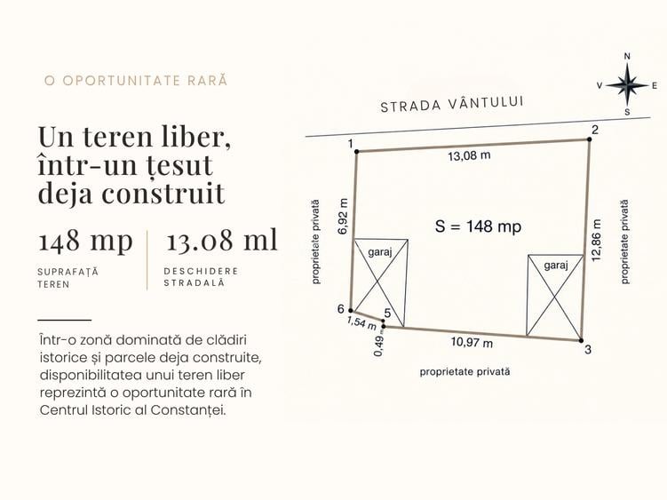 Proprietate de colecție | Teren pe Stradela Vântului – Centrul Istoric - 7
