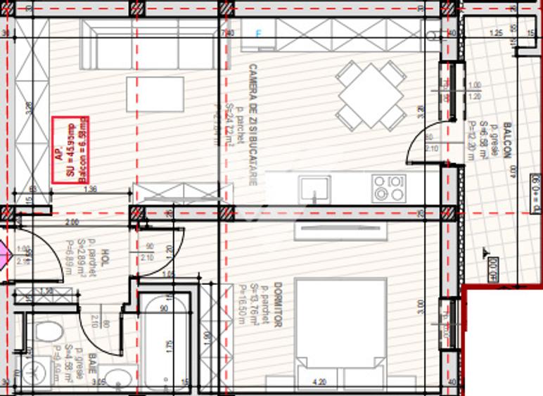 Apartament 2 camere etaj 2 balcon si pod propriu - Selimbar Sibiu