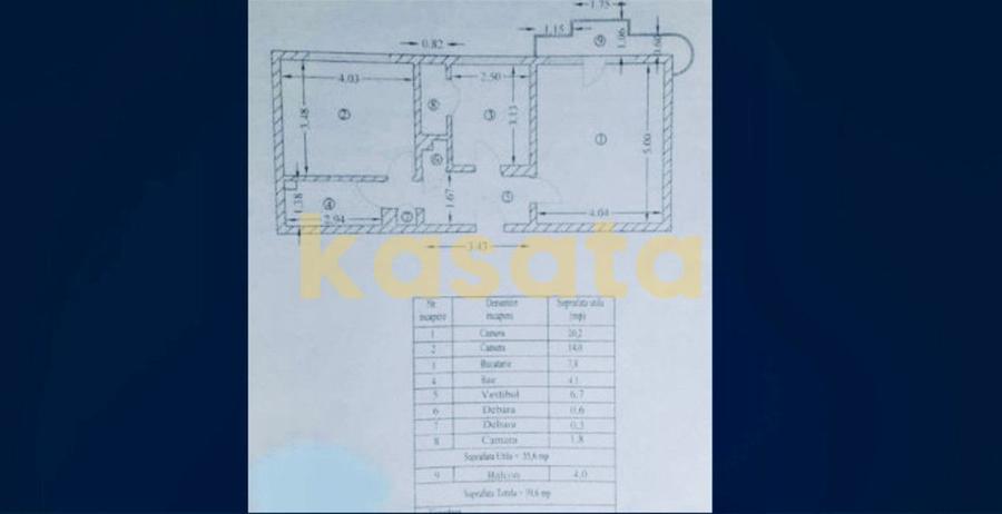 APARTAMENT 2 CAMERE | TEI  | DECOMANDAT | BLOC 1986