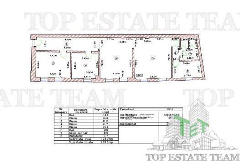 Spatiu comercial sau birouri elegante de inchiriat , pretabil clinica , central