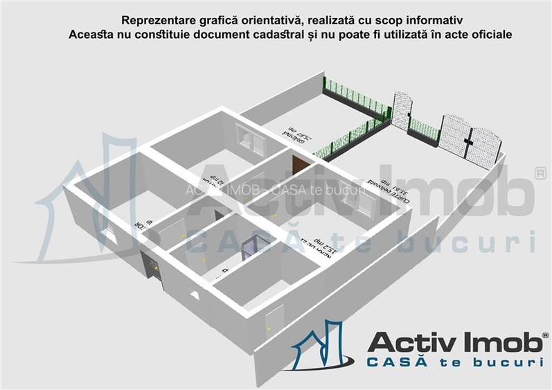 MOLDOVA NOUA, Casa 3 camere, Suprafata totala teren: 274 mp - 18