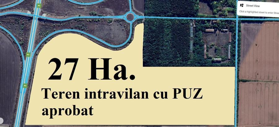 Unicat ! A3 - Gherghita, 27 Ha. teren intravilan cu PUZ aprobat