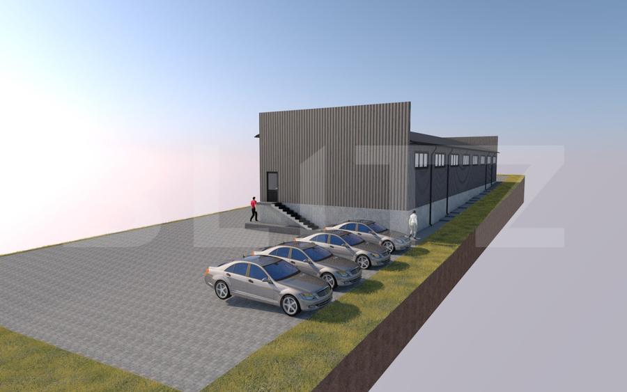 Hală industrială/depozitare, 440 mp, 1650 mp teren, zona Burdujeni, Suceava