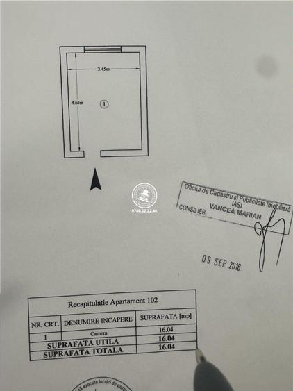 Comision 0% -Cameră de cămin de vânzare – Frumoasa | Etaj 4/4 | 16 mp