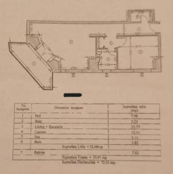 Apartament 2 camere 59` MP 2011 Ultracentral UniriiI Parc Izvor