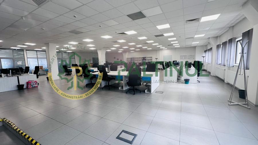 Spațiu birouri 380 mp – open-space + 3 birouri, malul Cibinului, Sibiu,9 €/mp