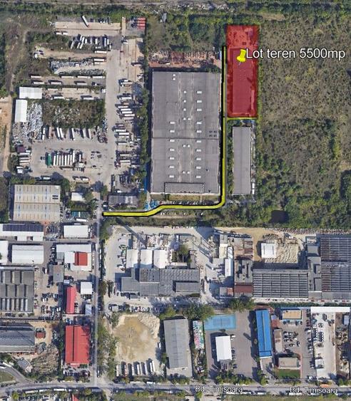 Vanzare hala Bd. Timisoara 2195 mp, toate utilitatile, teren 5900 mp