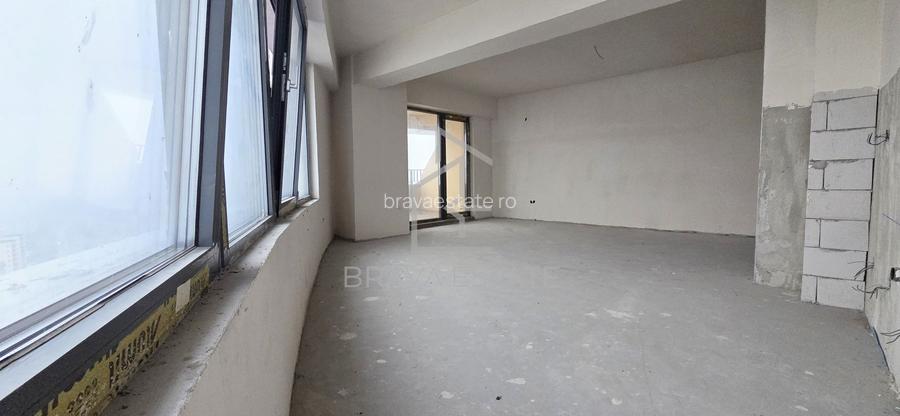 Apartament tip studio 45mp ,balcon, semifinisat,  West Tower ,zona Manastur - 3