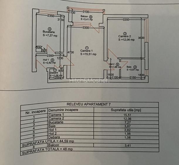 Vânzare apartament 2 camere – etaj 1, zonă Medicinei - 1