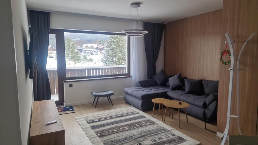 Priveliste neobturata catre munte _ apartament situat in vila