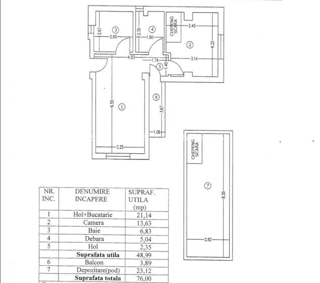 Apartament cu 2 camere - Pod ce poate fi transformat in birou - Bucureștii Noi- - 1