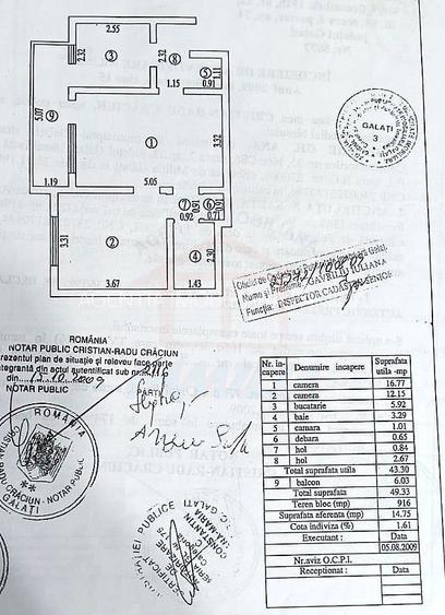 Apartament luminos, 2 camere, semidecomandat, etaj 2 – Tiglina 2 - 8