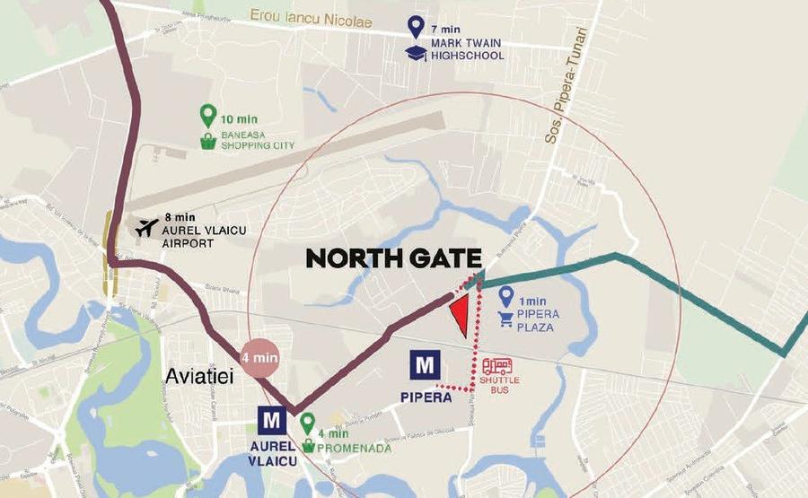 Pipera, North Gate, Bdul. Pipera 2 - comision 0%, reprezentam proprietarul!