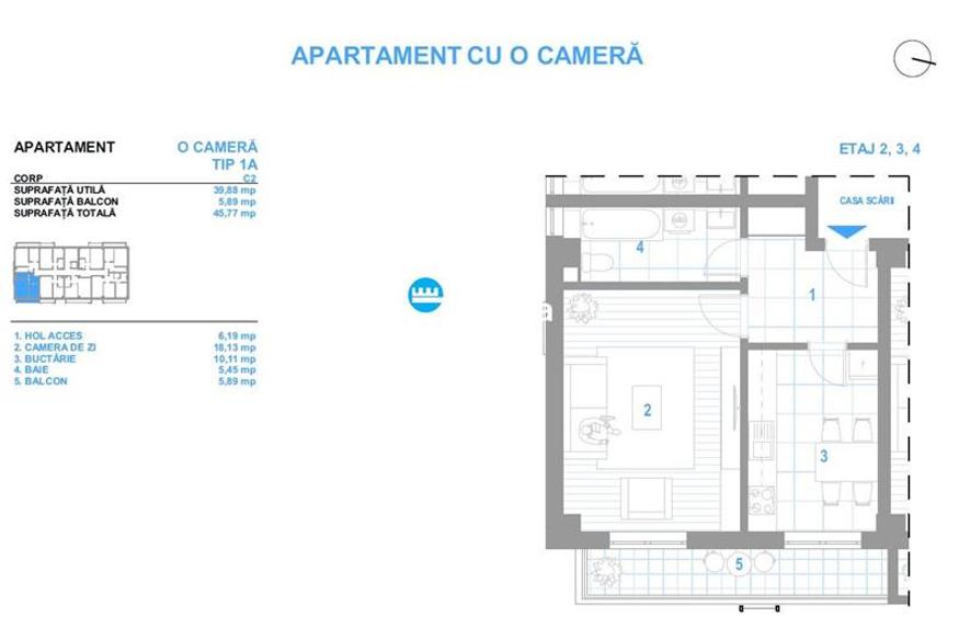 Direct Dezvoltator! Ap 1 cam, finalizat si intabulat! Bucium