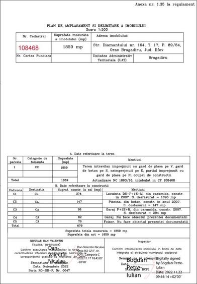 Vând o Vilă "Vip 1" - Ds.+P.+1Et.+M. - 14 cam. mari și 2 terenuri - 13