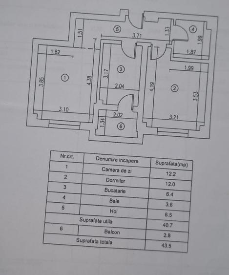 Apartament 2 camere de vanzare Chiajna