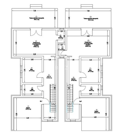 Duplex de vânzare, 127 mp, zona Giarmata - 7