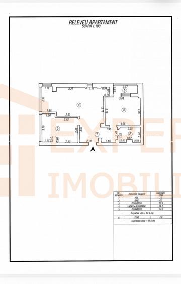 Apartament 3 camere de vanzare | City Park Mall | Renovat | Mobilat | Etaj 2 - 10