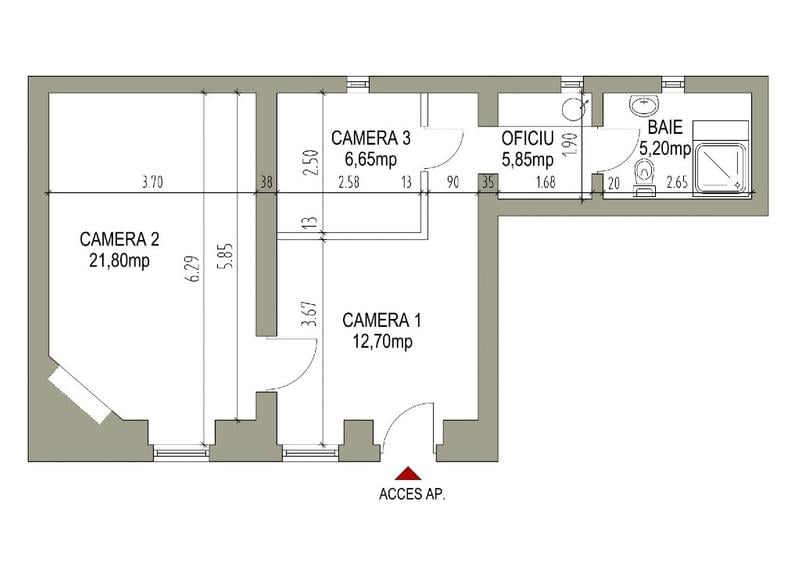 Oportunitate Business – Spatiu ultracentral – B-dul Revolutiei (McDonald’s) -55m - 6