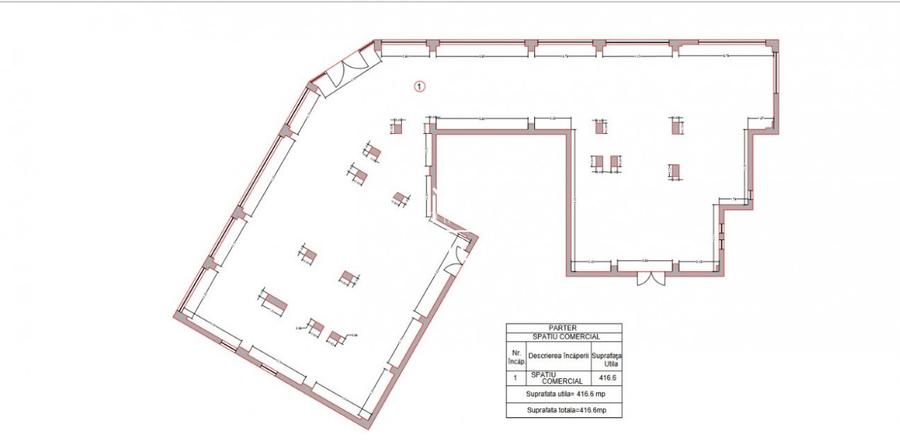Vânzare spațiu comercial *417 mp-parter-open space-vitrină extinsă* ansamblu nou - 4